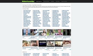 screenshot at www.hiddenvoyeurspy.com porn tube site