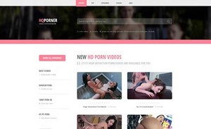 screenshot at hqporner.com porn tube site
