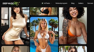 screenshot at ai-deep-nude.com porn tube site