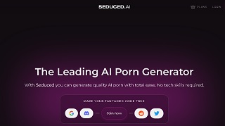 screenshot at www.seduced.com porn tube site